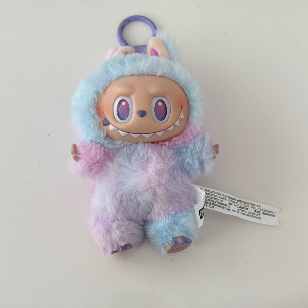 POP MART The Monsters Big Into Energy series vinyl plush pendant LUCK LAbubu